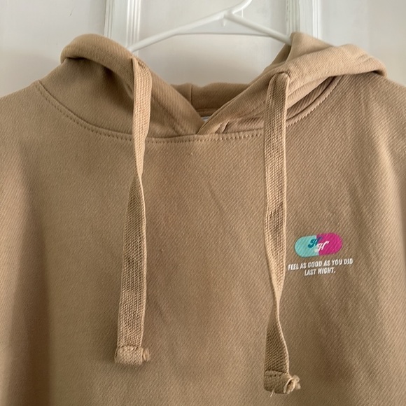 NWOT Hangover Hoodies Hungover Not Heartbroken Tan Hoodie with Pocket - 2XL - Picture 4 of 9
